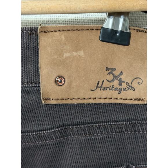 34 Heritage Pants Men Sz 36x32 Brown Courage Corduroy Mid Rise Straight Regular - Picture 13 of 15
